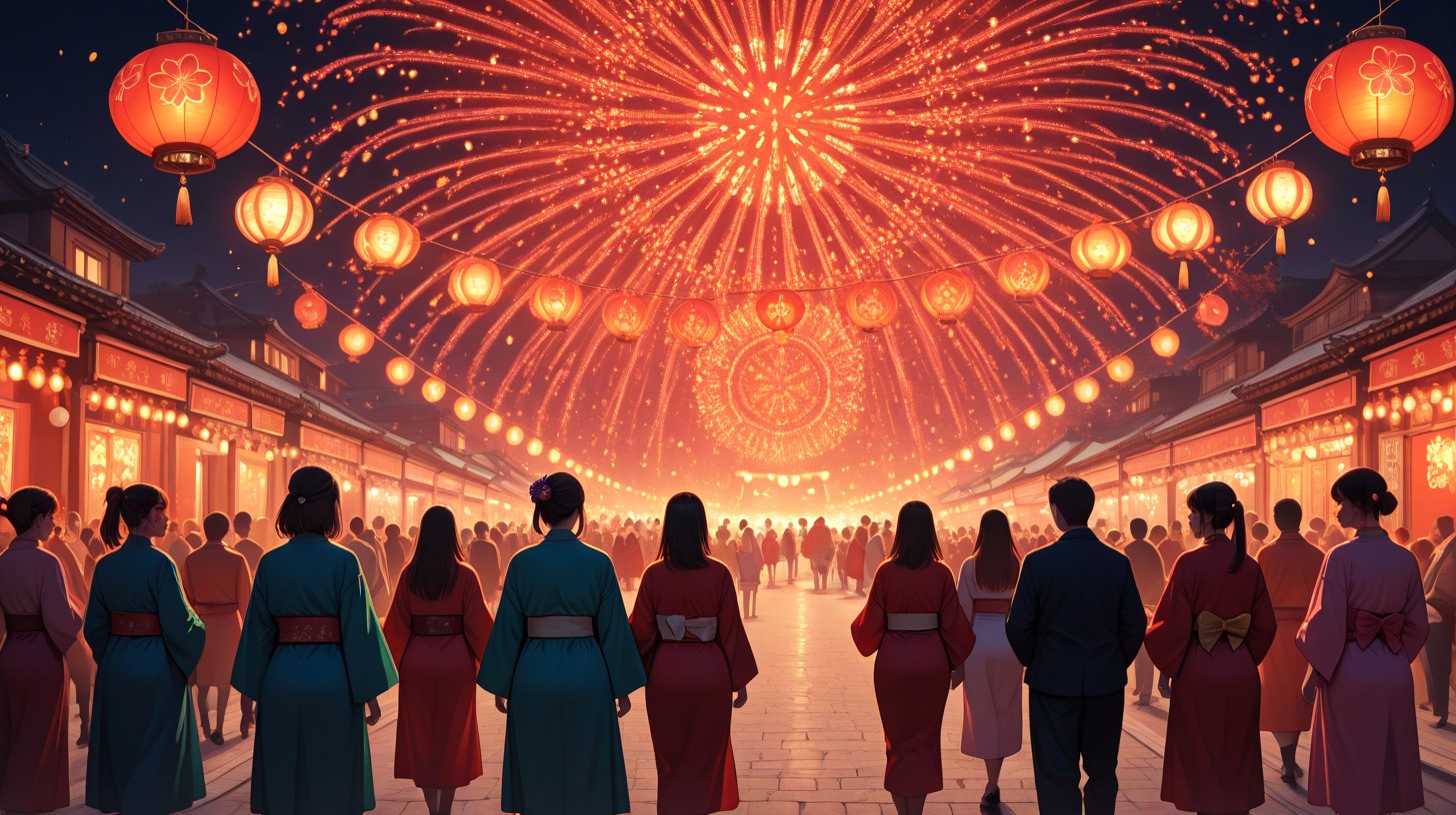 Lanterns Over Jinsha – Chinese Traditional