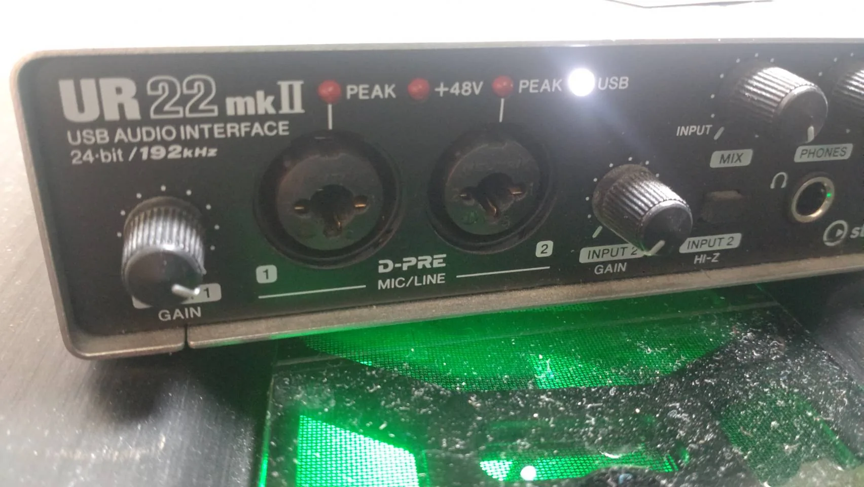 Steinberg UR22mkII audio interface used for SFXVault production