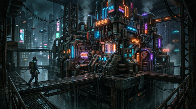 Cyberpunk Industrial Machinery Sound Effects Pack
